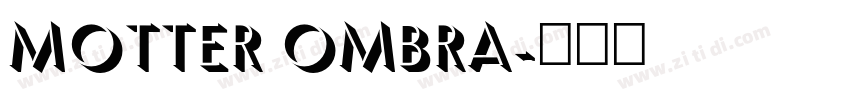 Motter Ombra字体转换